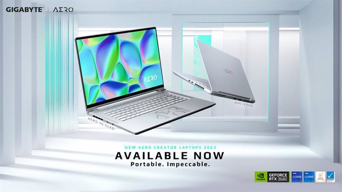 GIGABYTE AERO 2023 Laptops Now Available for Creatives, Delivering a Full Spectrum of Features to Light Up Your Creativity