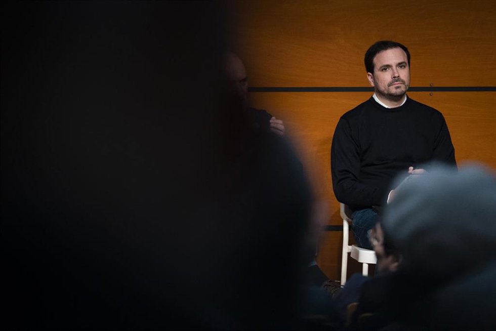 El ministro de Consumo y coordinador de IU, Alberto Garzón