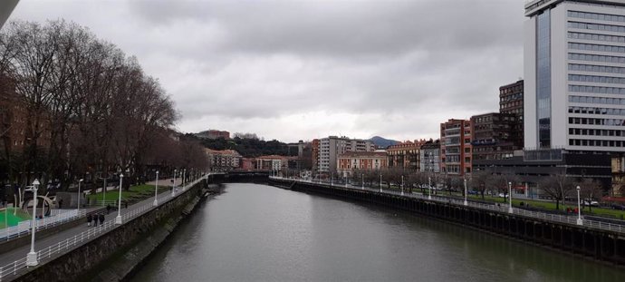 Cielos nublados en Euskadi (Bilbao).