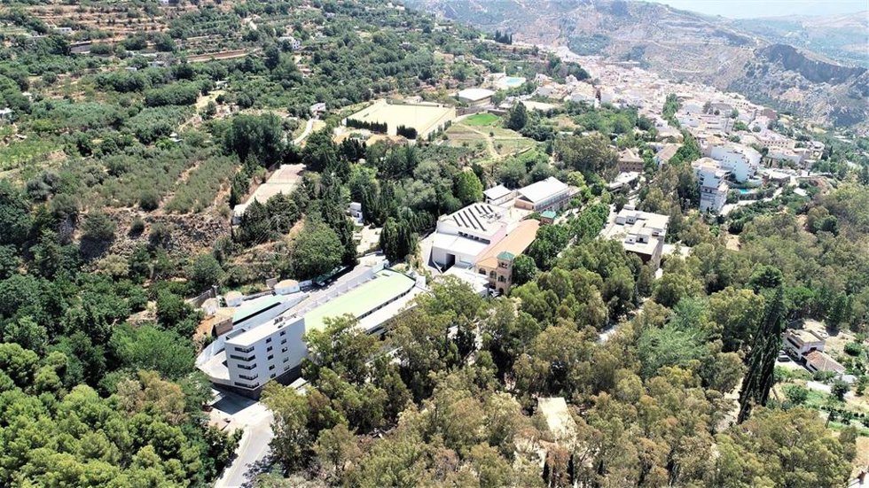 Vista aérea del Balneario de Lanjarón