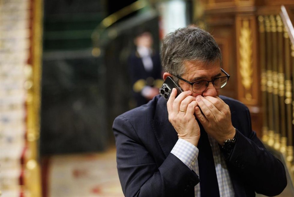 El portavoz parlamentario del PSOE en el Congreso, Patxi López.