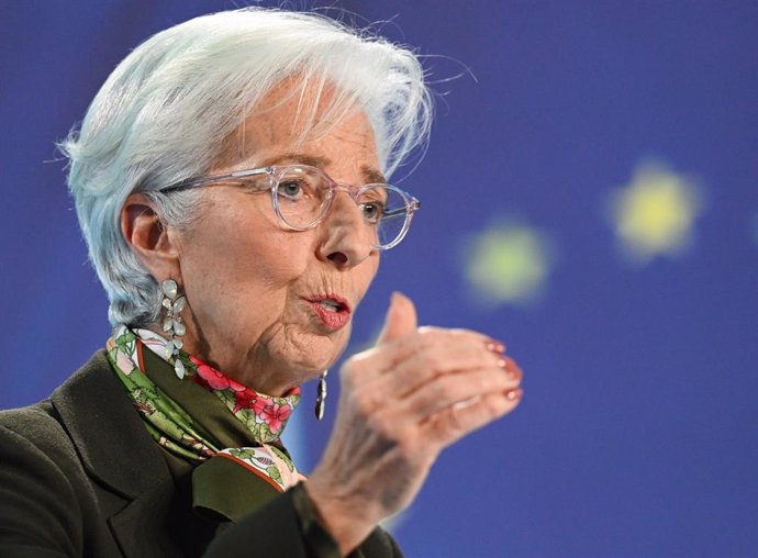 Archivo - Christine Lagarde, presidenta del Banco Central Europeo.