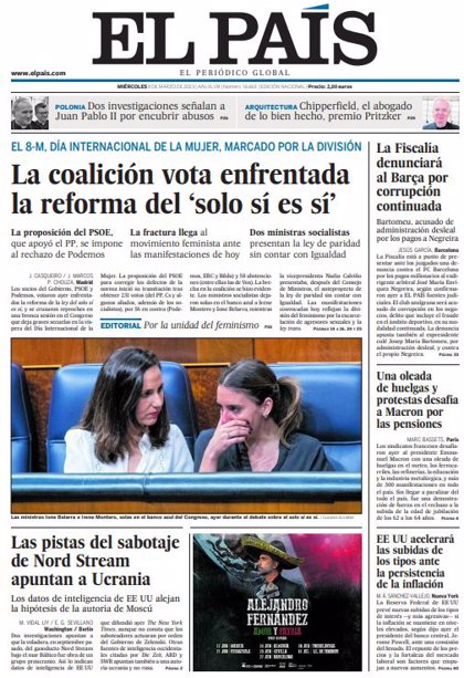 Compartir 49+ imagen portadas diarios españoles