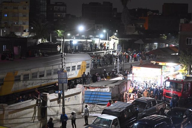 Accidente de tren en Caliubia, Egipto