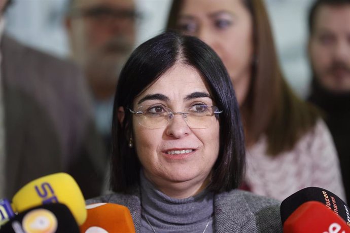 La ministra de Sanidad, Carolina Darias,