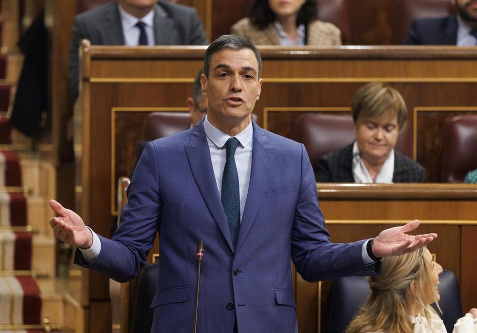 El presidente del Gobierno, Pedro Sánchez