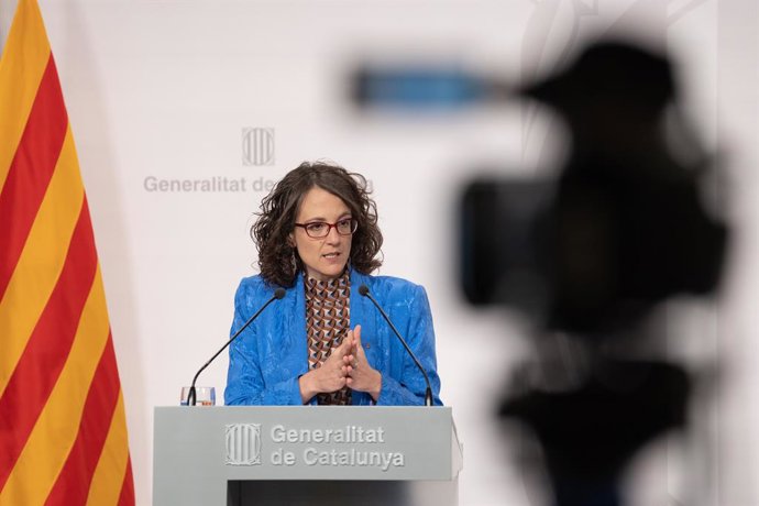 Archivo - La consellera d'Igualtat i Feminismes de la Generalitat, Tnia Verge