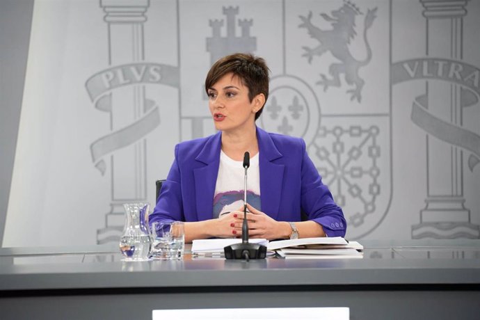 La ministra de Política Territorial y portavoz del gobierno, Isabel Rodríguez.