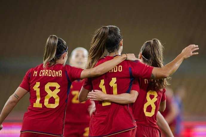 Archivo - La selección española de fútbol femenino (archivo)