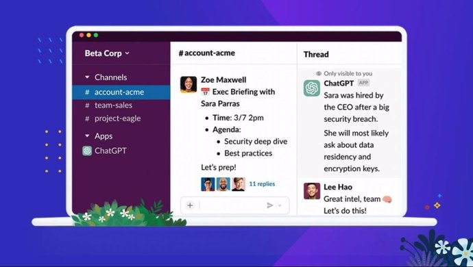 Interfaz de Slack con ChatGPT