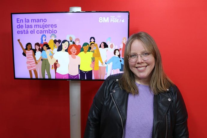 La secretaria de Igualdad del PSOE de la Región de Murcia, Tania Ros