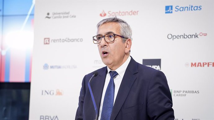 El presidente del Instituto de Crédito Oficial (ICO), José Carlos García de Quevedo, durante  la primera jornada del III Observatorio de la Finanzas organizado por 'El Español' e 'Invertia'.