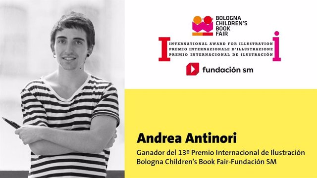 Andrea Antinori, ganador de la decimotercera edición del Premio Internacional de Ilustración Bologna Children’s Book Fair-Fundación SM.