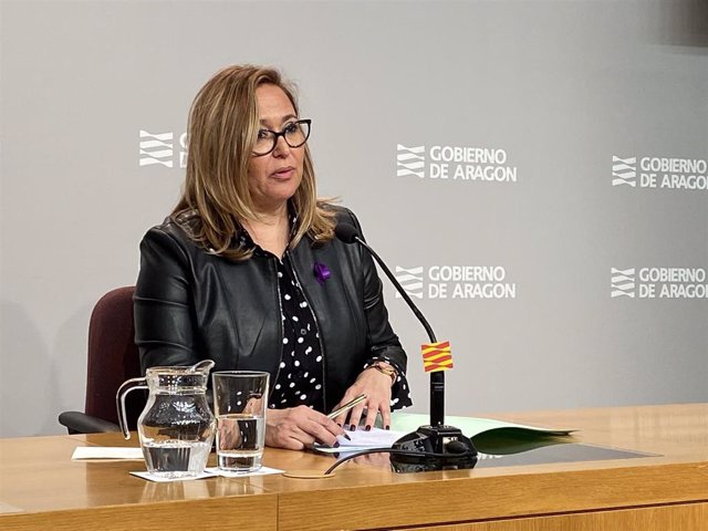 La Consejera De Presidencia Del Gobierno De Aragón, Mayte Pérez.