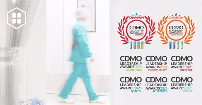 Hovione receives the 2023 CDMO Leadership Award in all six categories and is Champion in Compatibility and Expertise