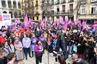 CCOO y UGT piden "responsabilidad y unidad" en un 8M de "lucha y reivindicación": "Unidas ganamos todas"
