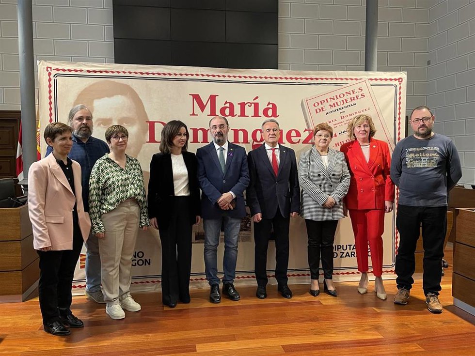 Acto institucional de presentación de la reedición en formato facsímil del libro de María Domínguez 'Opiniones de mujeres'.