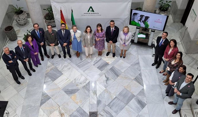 Acto de la Junta de Andalucía por el 8M en Málaga