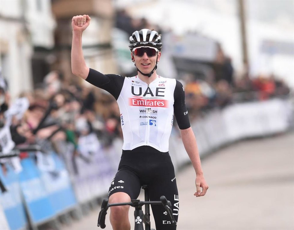 El corredor esloveno Tadej Pogacar (UAE-Team Emirates)
