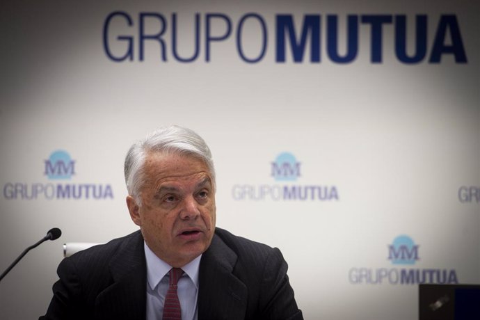 El presidente del Grupo Mutua Madrileña, Ignacio Garralda, presenta los resultados correspondientes al ejercicio 2022, en Business Center Mutua Madrileña, a 1 de marzo de 2023, en Madrid (España). Grupo Mutua cerró 2022 con un beneficio neto de 405,3 mi