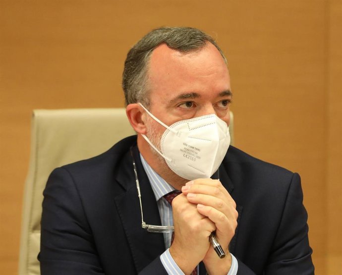 Archivo - El ex secretario de Estado de Seguridad Francisco Martínez Vázquez comparece en la Comisión de Investigación sobre la utilización de medios de Interior para favorecer al PP y anular pruebas en casos de corrupción.