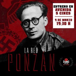 Cartel del documental 'La red Ponzán'.