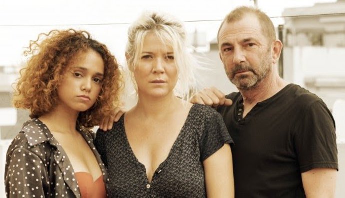 Ale Cabañas, María Briones y Rafa Villalba, de Reina Roja