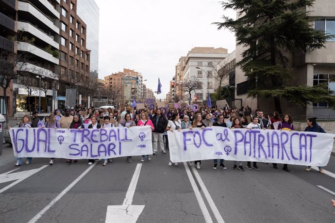 El cap de la manifestació