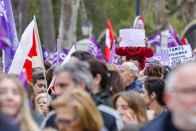 Manifestación del 8M en Albacete.