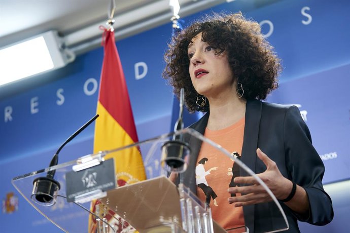 Archivo - La diputada d'Unides Podem i portaveu d'En Comú Podem al Congrés, Aina Vidal