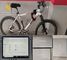 La Guardia Civil de Albacete detiene a tres vecinos de Caudete por la comisión de tres delitos de robo y dos de hurto