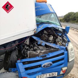 Accidente múltiple en la AP7 a la altura de La Vila Joiosa