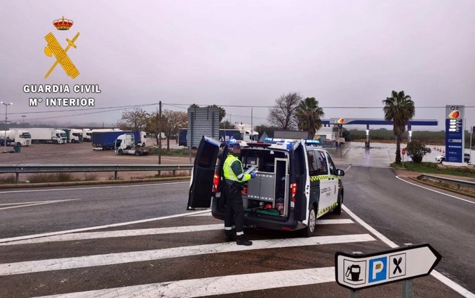 Control de alcoholemia de Guardia Civil