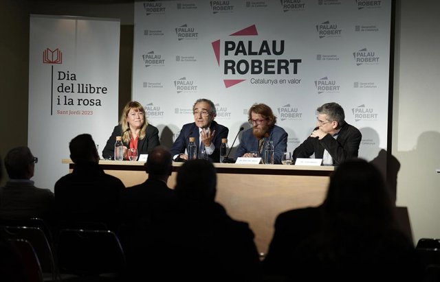 Imatge de la presentació de la diada de Sant Jordi 2023