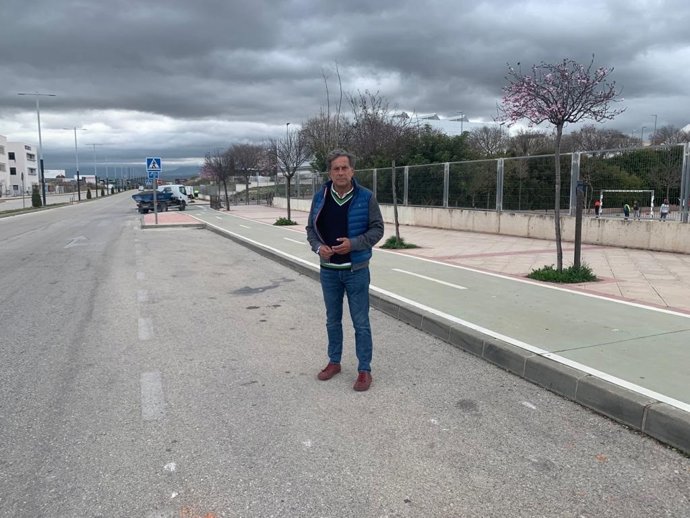 Antonio Losa en la Ronda de Marroquíes Bajos.