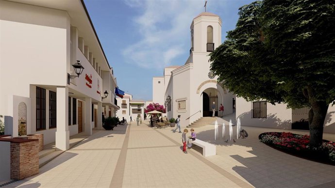 La Diputación diseña y financia con 230.000 euros la remodelación de la plaza de Andalucía en Jubrique