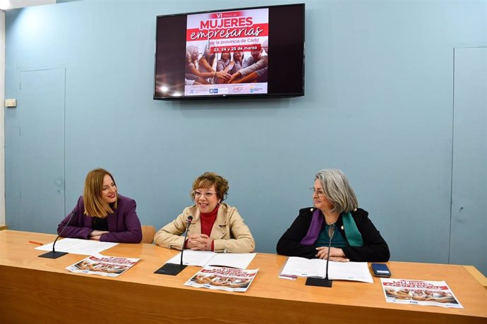 Presentación de la VI Feria de Mujeres Empresarias de la Provincia de Cádiz.