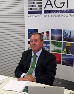 El presidente de la Asociación de Grandes Industrias del Campo de Gibraltar (AGI), Antonio Moreno