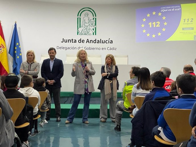 Entrega de premios '¿Qué es para ti el 112?'.