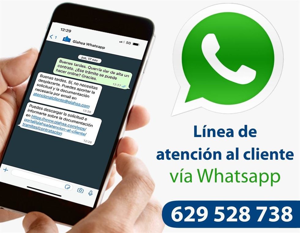 Giahsa amplía la atención a sus usuarios a través de whatsapp, videoconferencia y chat.