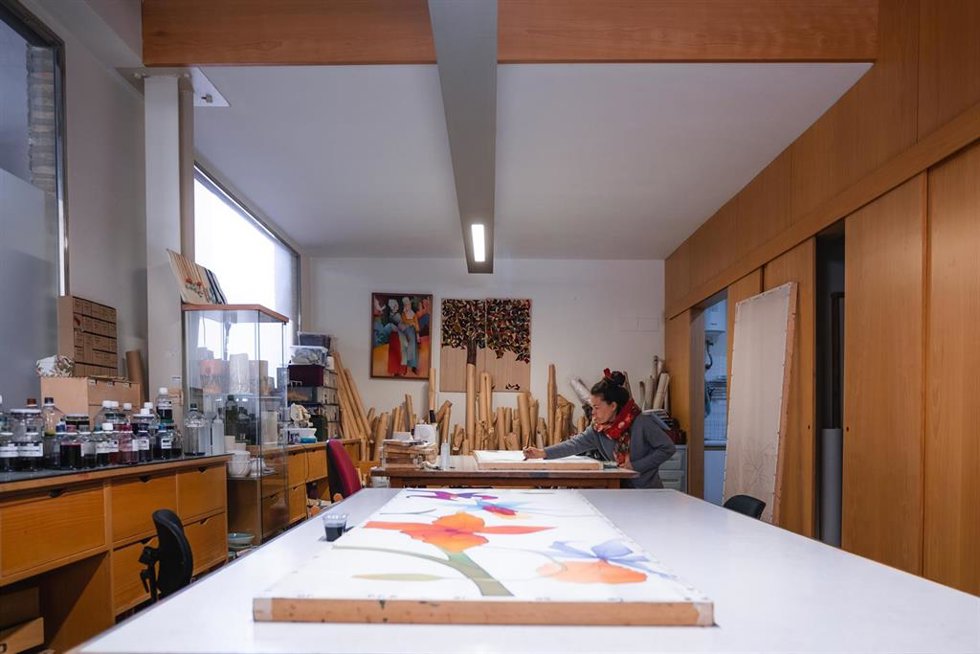 Taller artesano en Sevilla.