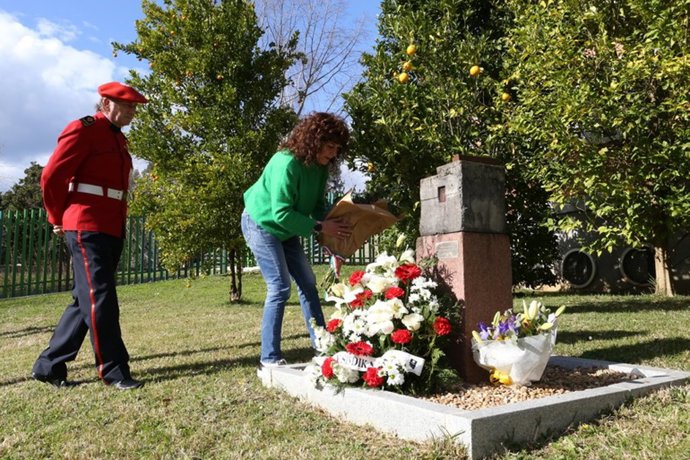 La Ertzaintza homenajea al agente Iñaki Totorika Vega, asesinado por ETA en Hernani (Gipuzkoa) en 2001