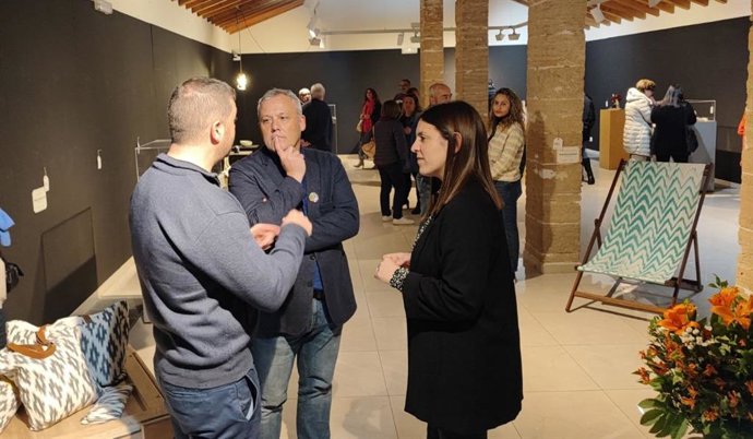 El conseller insular de Promoción Económica y Desarrollo Local, Jaume Alzamora, en la inauguración.