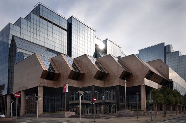 Sede del Banco Nacional de Serbia en Belgrado.