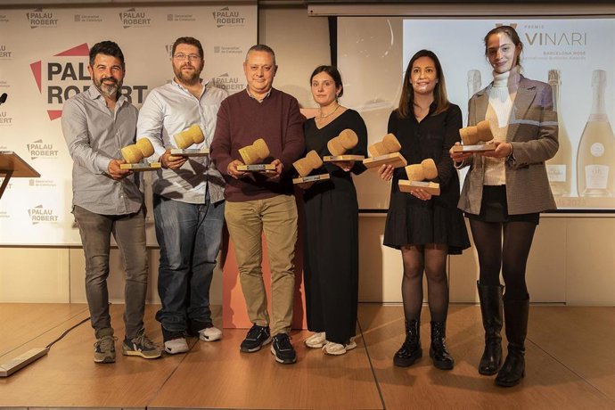 Los premiados este jueves en los premios Barcelona Rosé