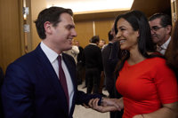 Albert Rivera y Villegas arropan a Villacís en desayuno informativo de Europa Press Madrid con ausencias de sus ediles