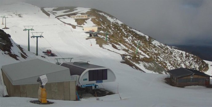 Pista de Colocobia en Valdezcaray, a 10 de marzo de 2023
