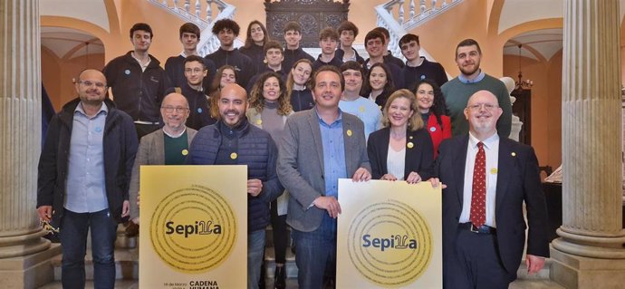 Presentación de la programación con motivo del Día Internacional de las Matemáticas en el Ayuntamiento de Sevilla.