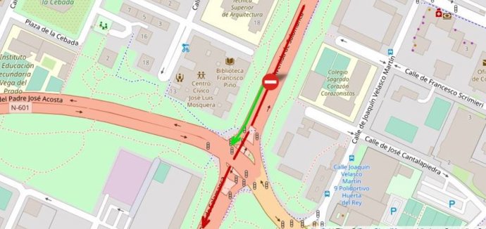 Información sobre el corte de tráfico en la avenida de Salamanca de Valladolid entre el 13 y el 17 de marzo.
