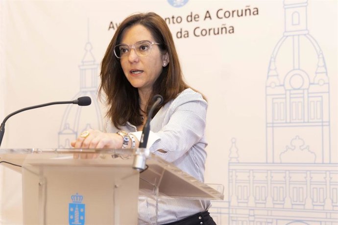 La alcaldesa de A Coruña, Inés Rey